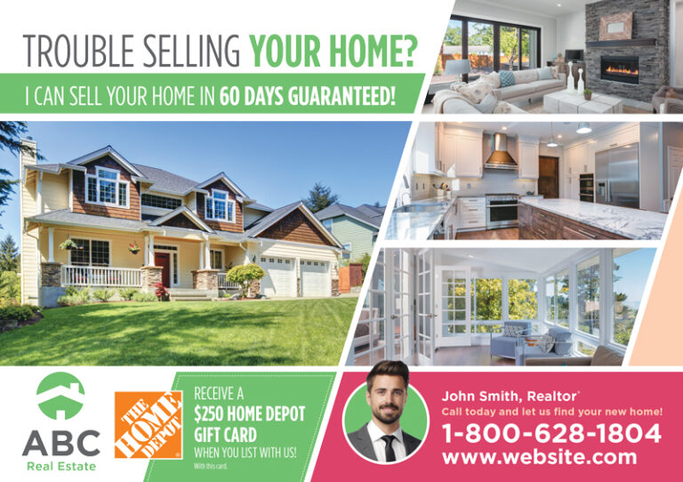 Expired Listing Postcard Real Estate Direct Mail