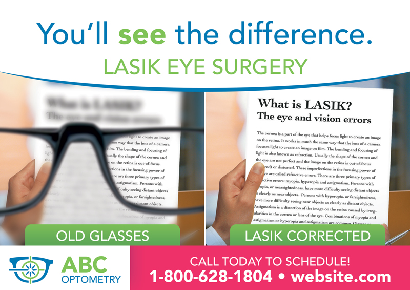 10 Brilliant Optometry Practice Direct Mail Postcard ...