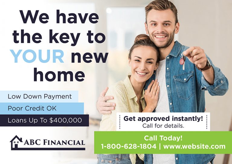 FHA Loan Direct Mail Postcard