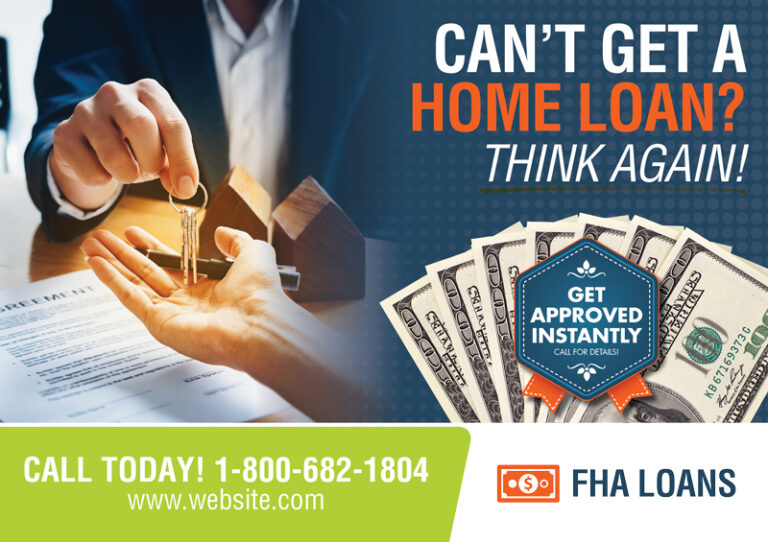 FHA Loan Mortgage Advertisement