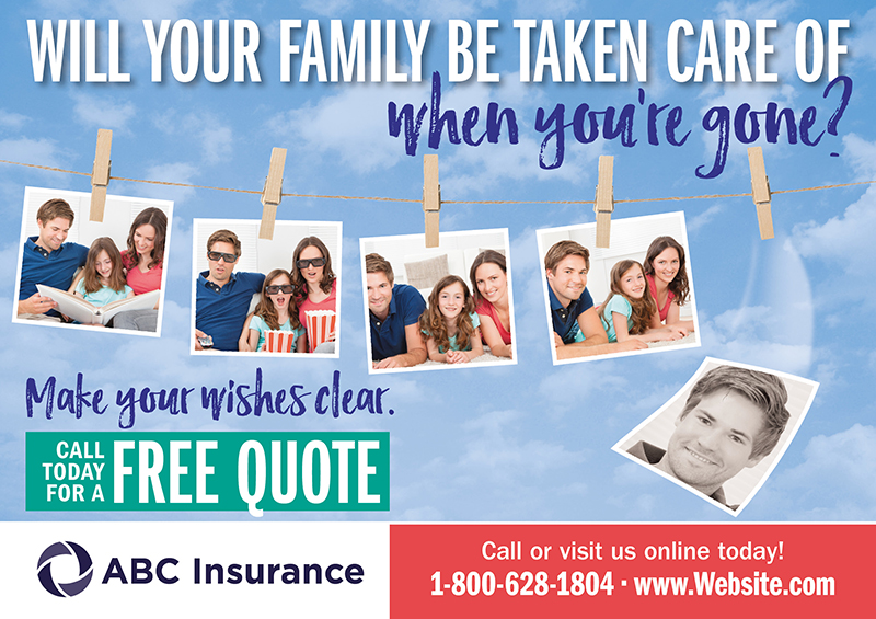 Final Expense Life Insurance Postcard