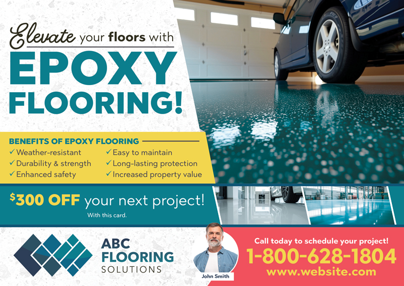 4 Brilliant Flooring Services Direct Mail Postcard Examples ...