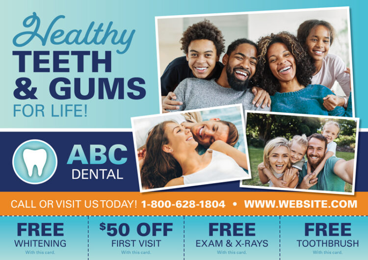 97 Brilliant Dentist Direct Mail Postcard Advertising Examples