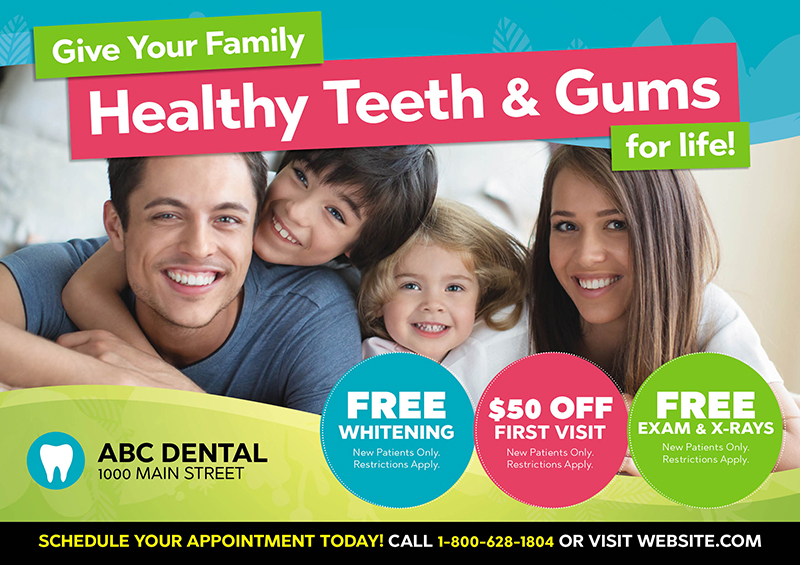 General Dentistry Postcard Ad
