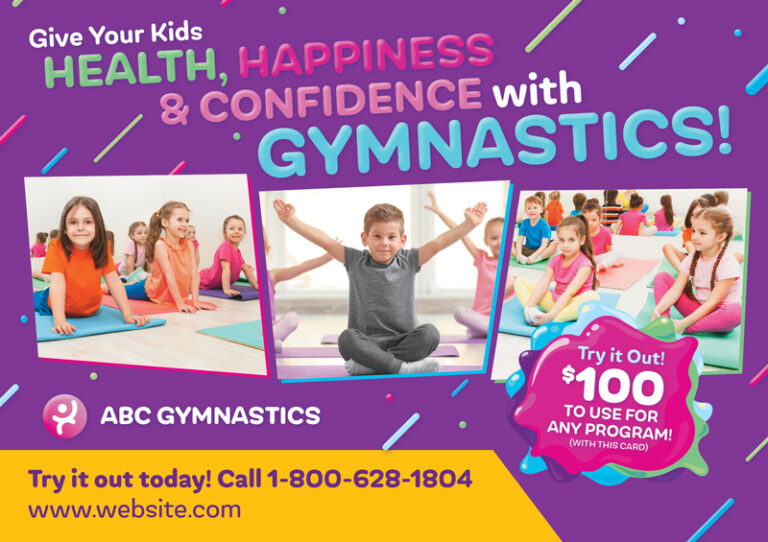 Gymnastics Postcards
