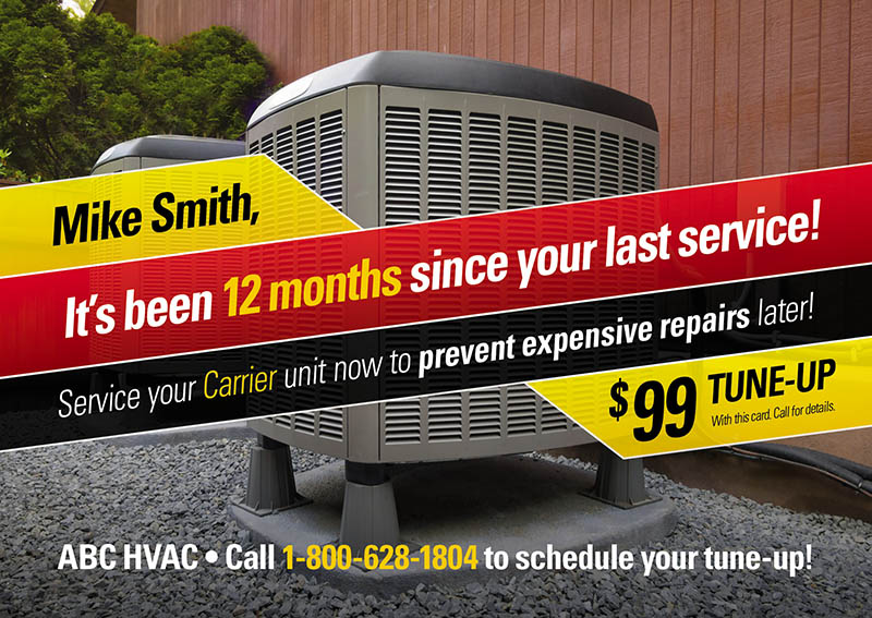 HVAC Advertising Example Designs