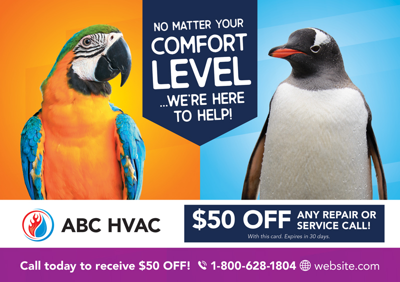 25 Cool HVAC Direct Mail Postcard Marketing Ideas You Should Steal