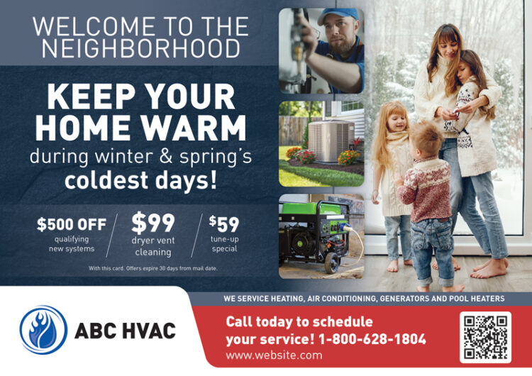 26 Cool HVAC Direct Mail Postcard Marketing Ideas You Should Steal