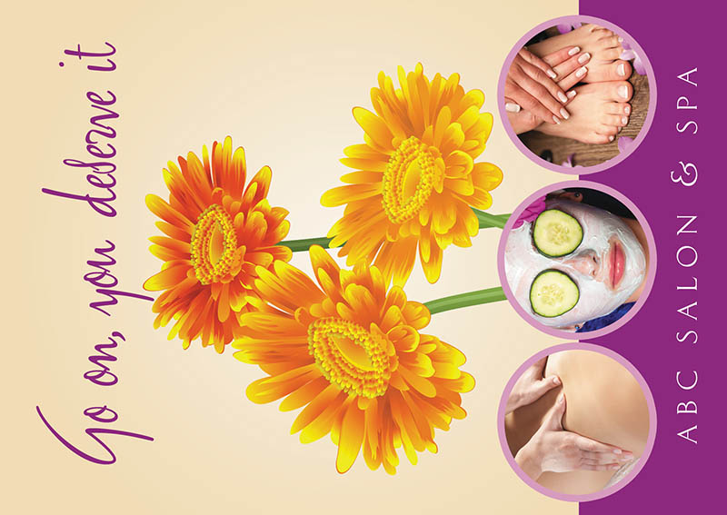 Hair Salon Promotional Mailer Idea