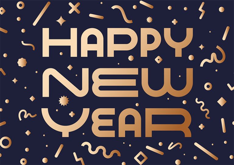 Happy New Year Postcard Idea