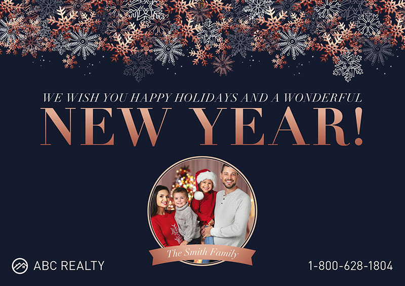 Happy New Year Postcards For Realtors