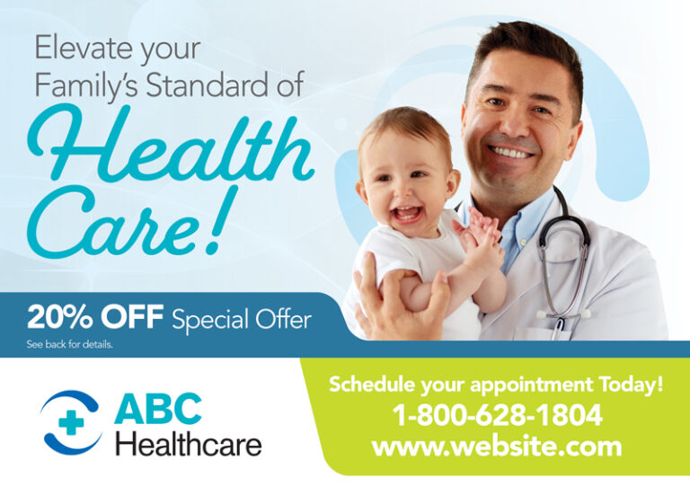 Healthcare Postcard Design