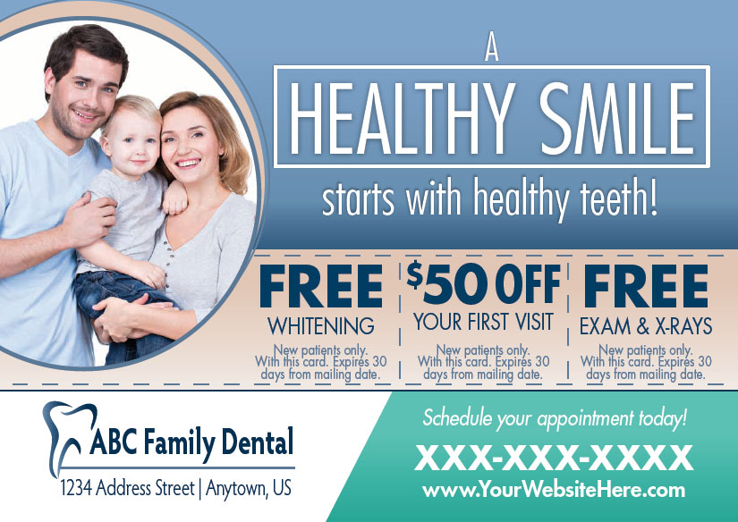 Healthy Smile Healthy Teeth Postcard