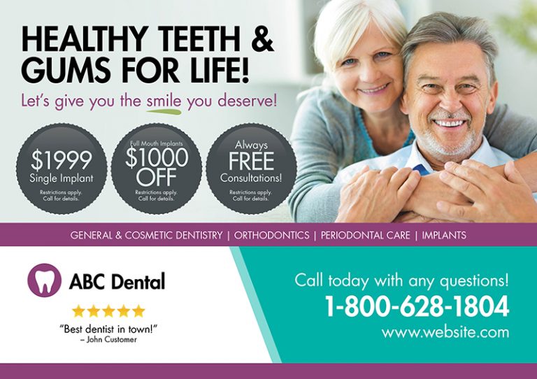 Healthy Teeth Postcard Ideas