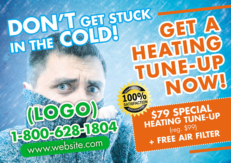 Heating Postcard Design