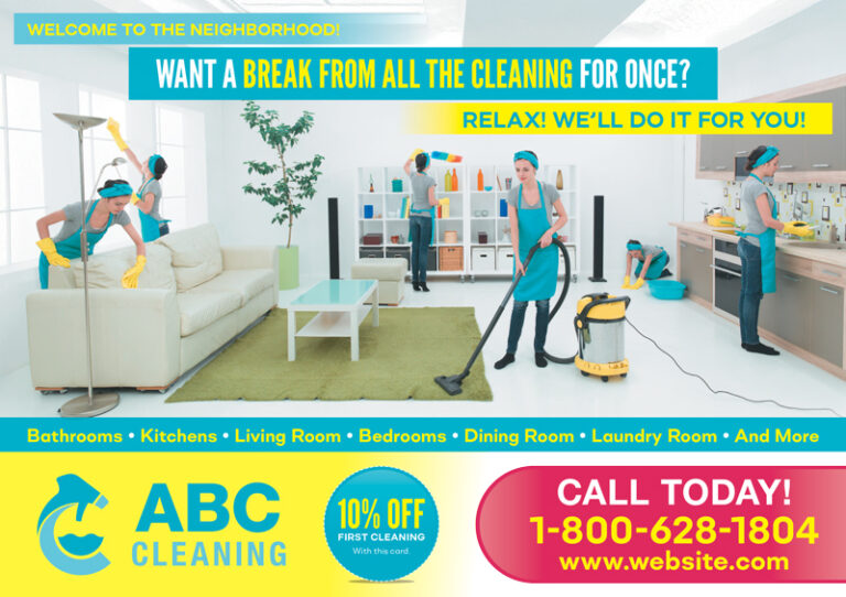 Home Cleaning New Mover Postcard