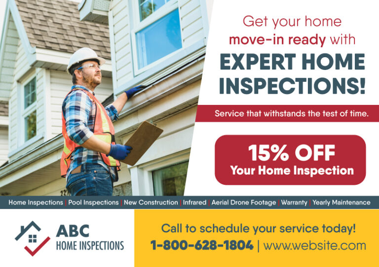 Home Inspection Marketing Promotional Mailer