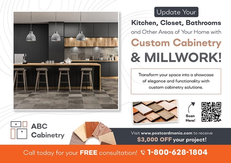 Home Remodel Cabinetry Postcard