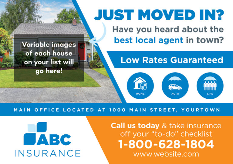 Insurance Variable Home Image Postcard