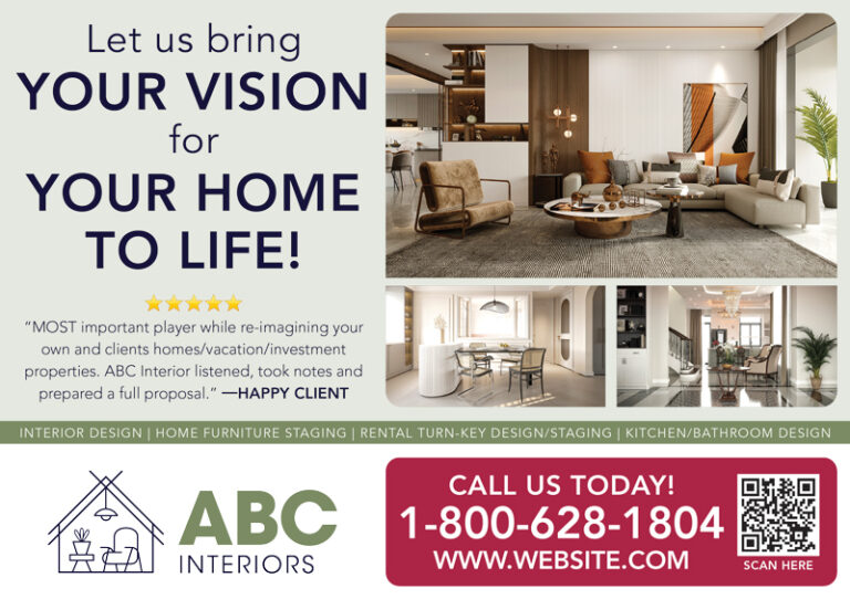 Interior Design Postcard
