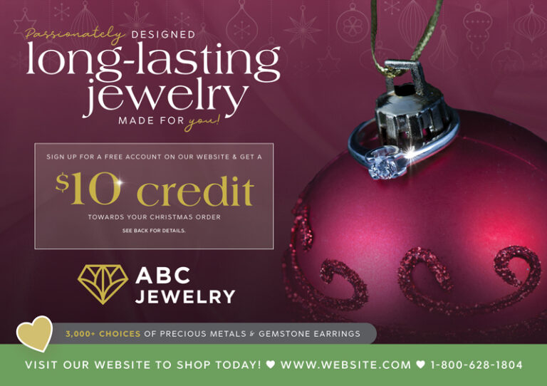 Jeweler Postcard Design
