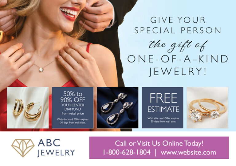 Jewelry Sale Promotion Postcard