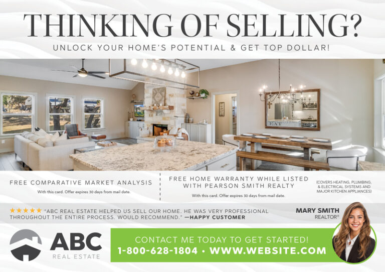 Just Sold Real Estate Postcard
