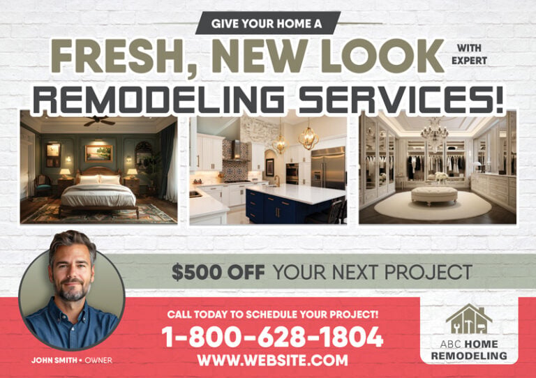 Kitchen Remodeling Promotional Mailer
