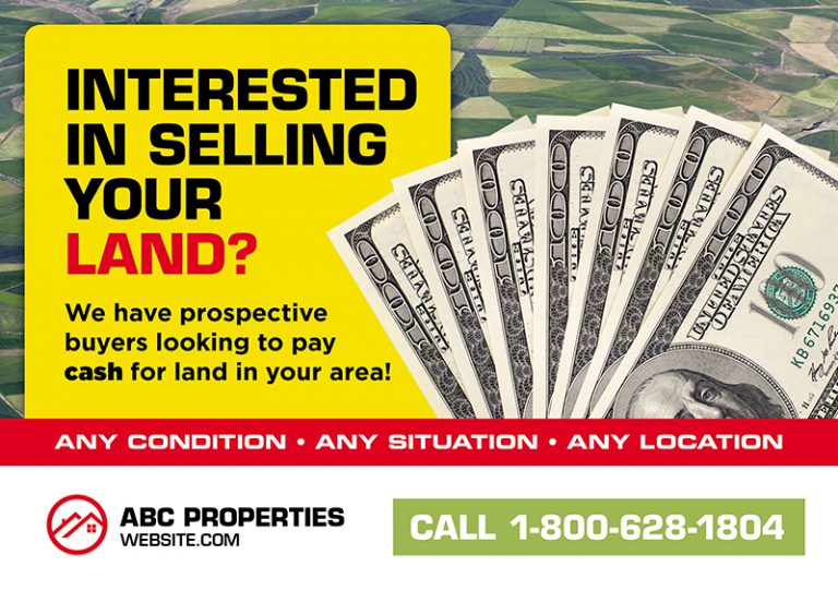Land Investors Postcards
