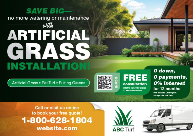 Landscaping Postcard Marketing