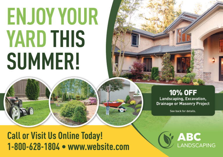 Lawn Care Postcard