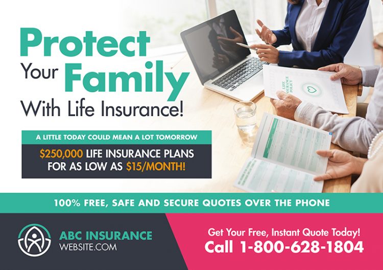 Insurance Postcards/Insurance Direct Mail for Insurance