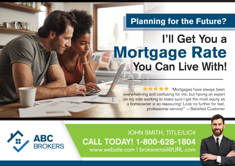 Lower Mortgage Rate Postcard