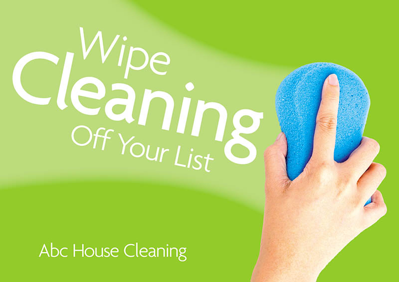 Maid Service Marketing Postcard Design