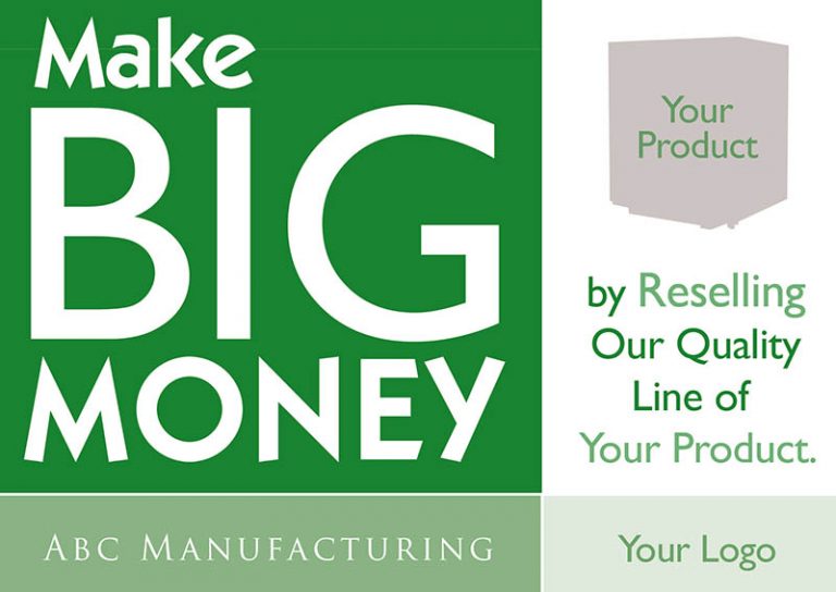 Manufacturing Marketing Postcard