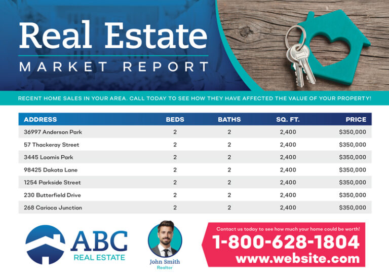 Market Report Postcard