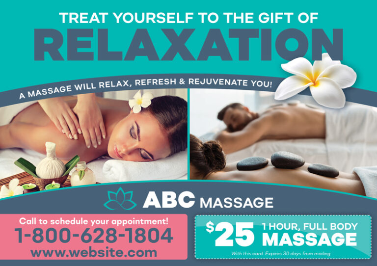 Massage Therapy Postcards
