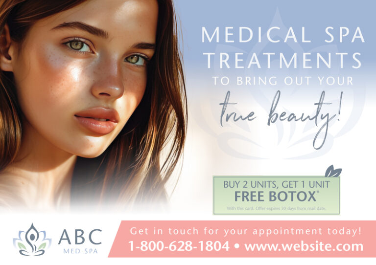 Med Spa Marketing Postcard Ideas