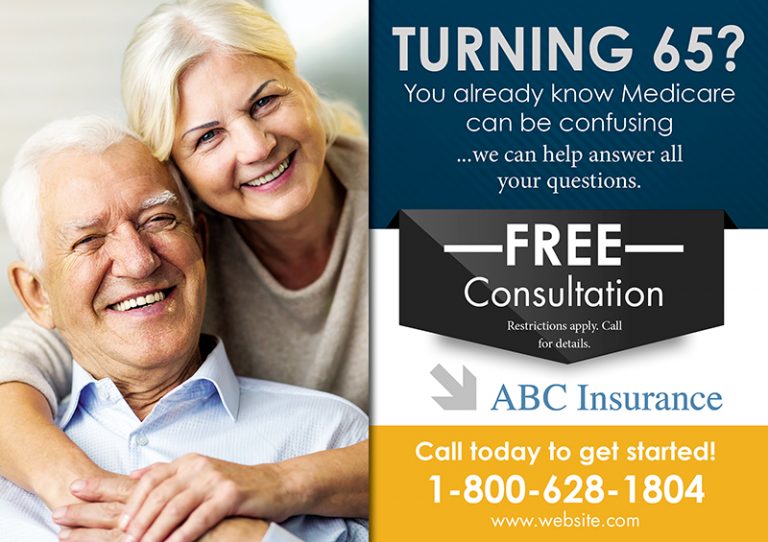 Medicare Supplement Advertising Postcard