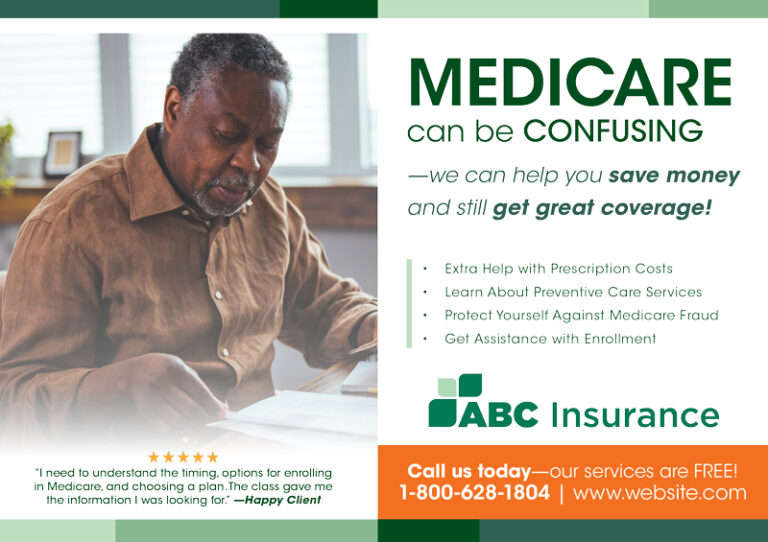 Medicare Supplement Insurance Postcard