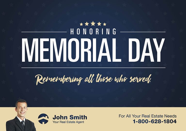 Memorial Day Real Estate Mailer