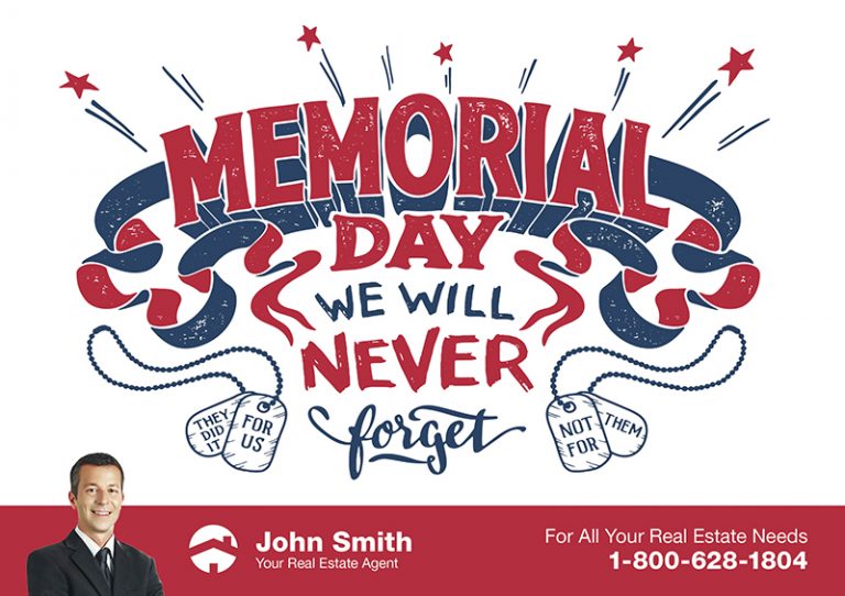 Memorial Day Realtor Mail Piece