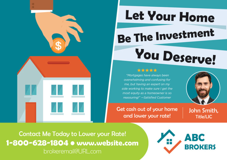 Mortgage Equity Postcard