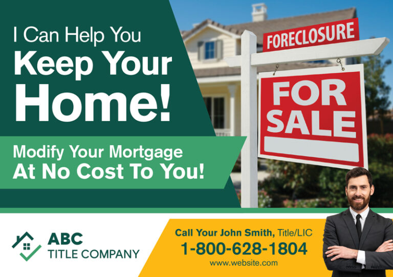 Mortgage Loan Modification Mailer