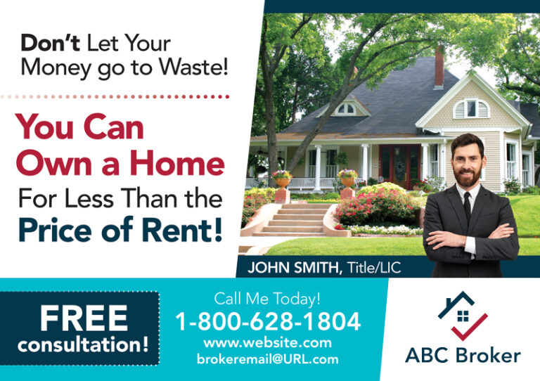 Mortgage Marketing Postcard