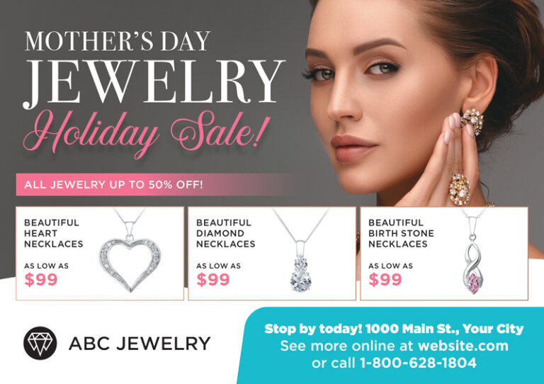 Mother's Day Jewelry Jeweler Postcard