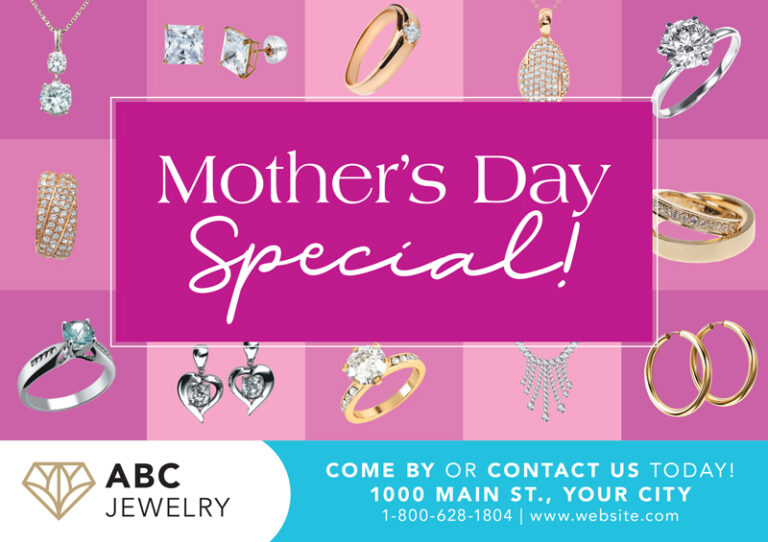 Mothers Day Postcard Design