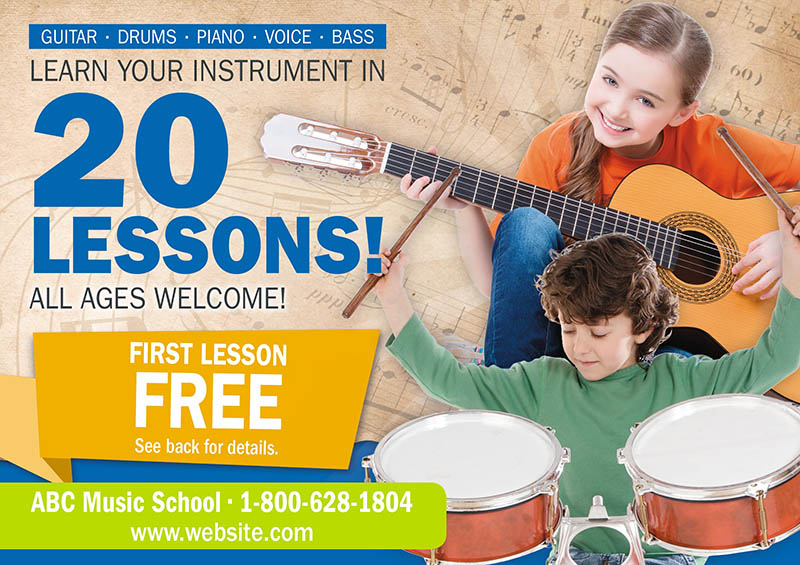 Music Lessons Advertising