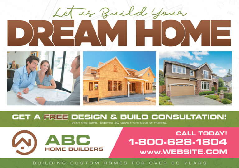 New Home Construction Postcard