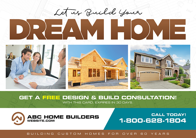 New Home Construction Postcard